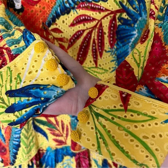 Farm Rio yellow dress - Picture 5 of 7